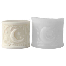 Flexible Moon Candle Silicone Casting Mold For Chocolate-5446