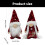 Holiday Gnomes Plush Dolls with Sequins Hat-Womens model 4
