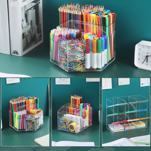Acrylic Art Supply Organizer Clear Marker-Fixed frame 27 x 12. 2