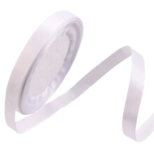 2Pcs Christmas Ribbons Width 1/8Inch Wrapping Ribbons-42 white