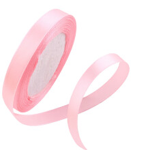 Christmas Ribbon Width 1/8In Wrapping Ribbons 25yard-04 pink