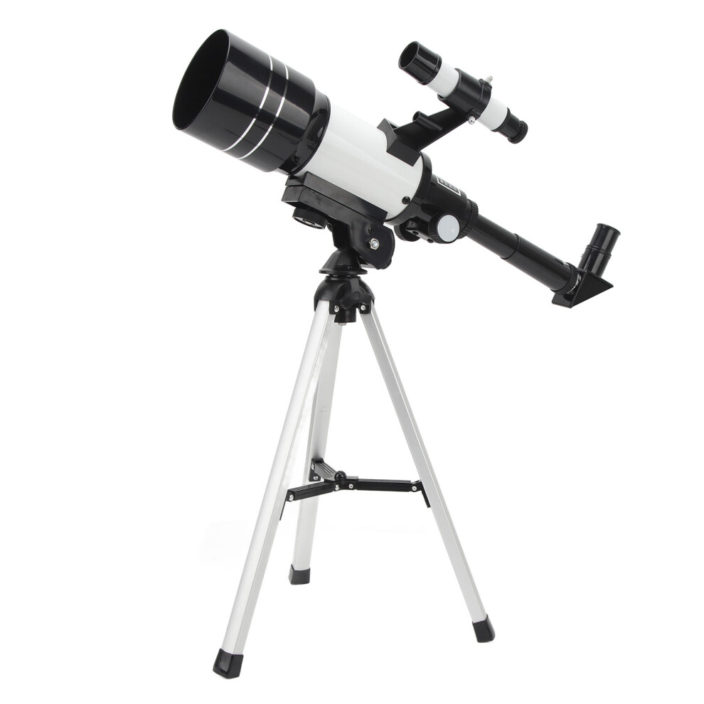 Refractor Telescope For Astronomy Enthusiasts, Adjustable Tripod High Magnification Refracting Telescope With Barlow Lens, Star Searching Function 9048212680406