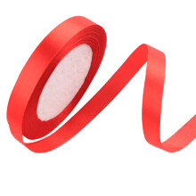 2Rolls Christmas Ribbon Width 1/8In Wrapping Ribbons-26 big red