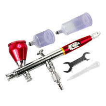 Multifunction 0.3mm Airbrush Tool High Precisions Airbrush-Red