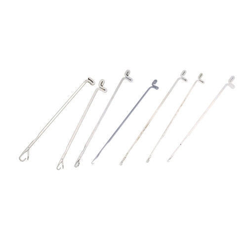 100 Pcs Latches Hook Easy to Use Three-Way Crochet-9 pins 1