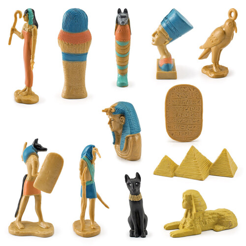 12 Stück Altes Ägypten Ägyptischer Gott Göttin 2