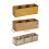 Storage Basket with Lid Sea Grass 3 Compartment Organizer-Khaki 4