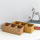 Storage Basket with Lid Sea Grass 3 Compartment Organizer-Khaki 6