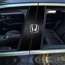 (For Honda) 2pcs Car B-Pillar Decals Cool Door Pillar Decals Car Styling Decals