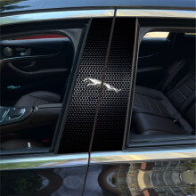 (For Jaguar) 2pcs Car B-Pillar Decals Cool Door Pillar Decals Car Styling Decals