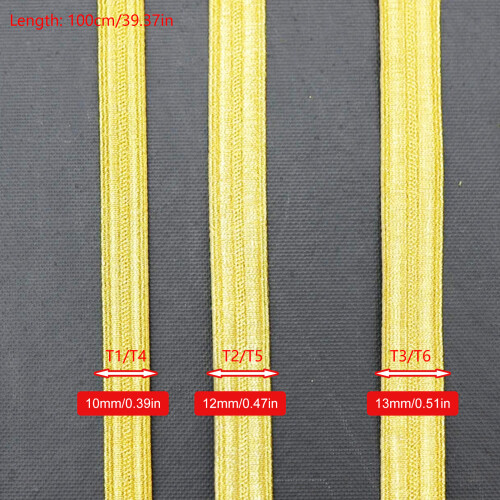 Gold And Silver Thread Apparels Trim Ribbon Binding-Style 5 1