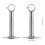 2 Pièces Support En Acier Inoxydable Pour Tringle À Vêtements 6