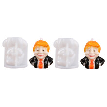2 Pcs Silicone Mould Portrait Candle Molds Casting-Portrait B