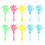 Pack Of 10 Glowing Hand Clappers Plastic Light up LED Clap Toy 1