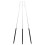 3Pcs Stainless Steel Puppet Control Rods 430Mm 1