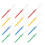 16pcs plastic outside tees for replacement random color 7