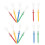 16pcs plastic outside tees for replacement random color 9