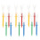 16pcs plastic outside tees for replacement random color 6