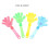 Pack Of 10 Glowing Hand Clappers Plastic Light up LED Clap Toy 4