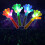 Pack Of 10 Glowing Hand Clappers Plastic Light up LED Clap Toy 2