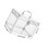1pack Dvd Storage Transparent 9.4x6.7x6.3in For Media Storage 2