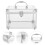 1pack Dvd Storage Transparent 9.4x6.7x6.3in For Media Storage 5
