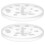 2Pcs Tampa Plástica para Tigela Micro- com Dobrável 1