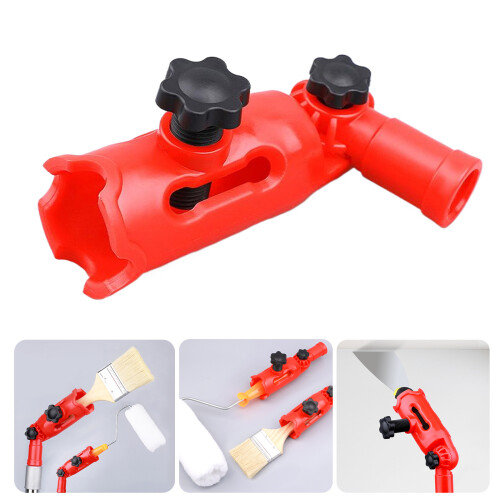 Multi-Angle Paint Brush Extender Extension Poles Attachment 1