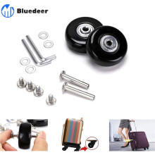 50mm Wear-Resistant Mute Luggage Wheels Replacement, Easy Installation and Wide Application for Carry-On Roller Bag, Suitcase Bag, Trolley Bag, with D