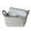 Panier tissé à la main en corde de coton robuste, pour-S 5