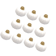 10Pcs Stylish Autumn Pumpkin Card Holders Organizers For-White