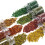 Sturdy Resin Leaf for Creative Dioramas and Model-Maple Red 7