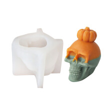 Totenkopf-Kerzenformen für Kerzen-Seifen-Gips-Dekoration,-6