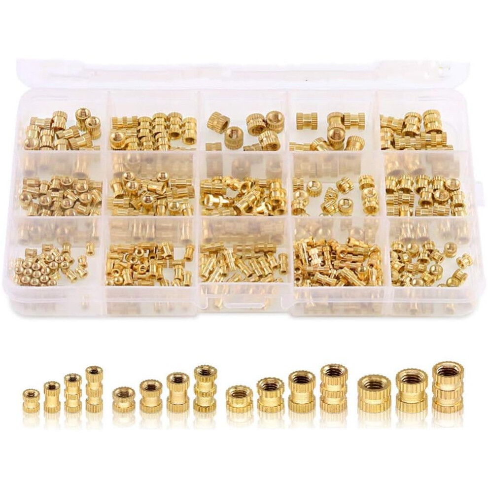 Assorted Sizes Compression Inserts, Uniform Cylindrical Shape, Precision Engineered For Seamless Installation In Various Applications, Brass Corrosion 9198585830677