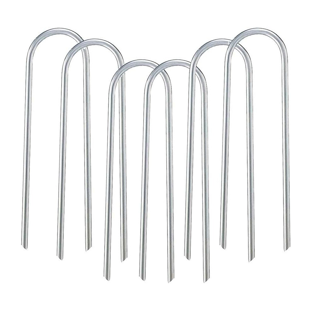 Easy Installation Garden Stakes, Multiple Uses Stakes Galvanized Garden Stakes For Heavy-Duty Projects, Anti-Rust Coating Ensures Durability In Outdoo 9198585830349