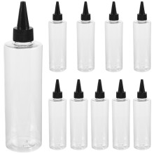 10Stk 250Ml Pet Spitzenmund Flaschen Für Haarfarbe Aufbewahrung