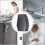 Hand Dryer WallMounted Automatic Operation Compact Indoor Device For Home Hotel Toilets Grey 3