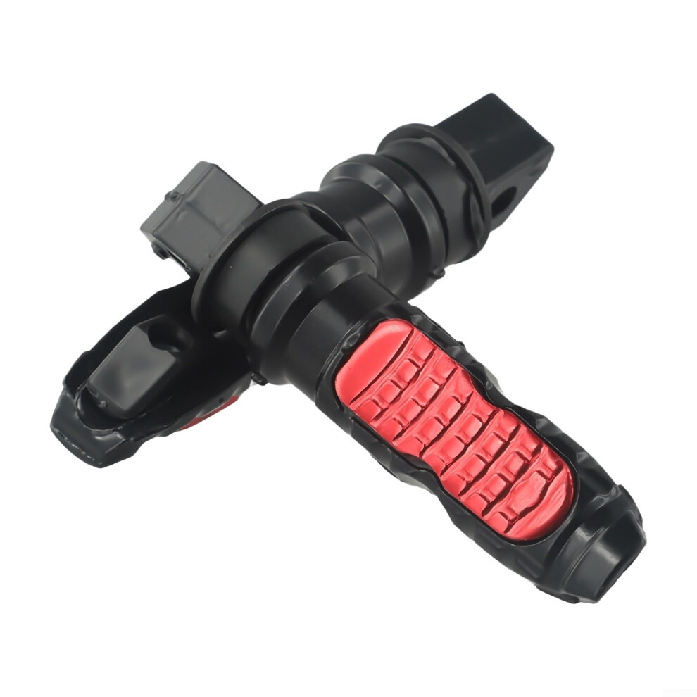 Motorcycle Footrest Pegs Aluminum Alloy 2Piece Rear Passenger Set Red 9067246200275