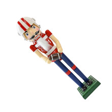 Weihnachtsthema-Figur, Holzdekoration, Statue für Büro,-Fußball