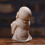 Statue de moine en résine, Sculpture bouddhiste,-Couleur sable 7