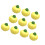 10Pieces Practical Pumpkin Place Card Holders Delicate-Yellow 1