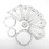 10 Pcs Multifunctional Regular Plate Templates Quilting 7