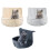 Luxurious Cats Hammock Bed for Heaters Large Plush-dark gray 3
