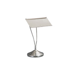 Functionele gouden tafelkaarthouders Menudisplay-Zilver 6 inch