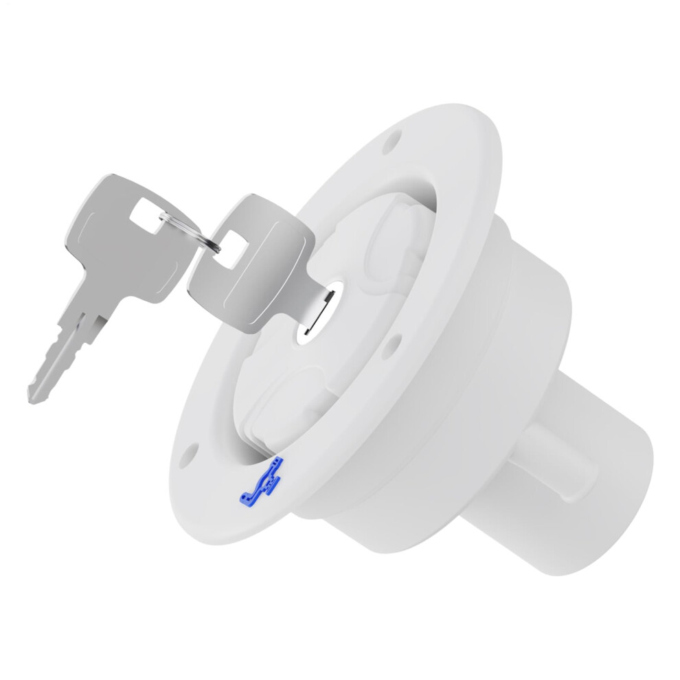 Rv Water Fill Hatch Inlet Lockable City Water Inlet With Keys For Rvs Trailers Boats Tempresistant Valve Adapter White 9339159608234