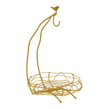 Stable Iron Fruit Basket Container Functional Iron Fruit-gold