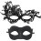 Distinctive Intricate Designs Masquerades Mask for-black suit 1