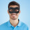 Distinctive Intricate Designs Masquerades Mask for-black suit 5