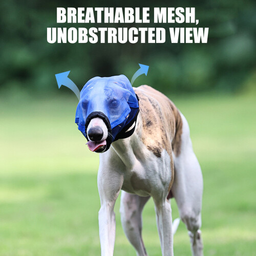 Dog Pet Muzzle Basket Stop Barking Chewing Mask Adjusting Pet-S 2