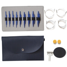 9Pair Circular Knitting Needle Set with Case Interchangeable
